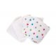Childwood by Childhome 5 stk. Stofbleer, Tetra pasteller m/u stjerner