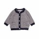 Müsli Cardigan med striber, Navy Bl