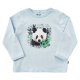 Me Too T-Shirt LS, Panda/Baby Blue