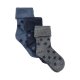 Minymo Baby Sokker (3-pak), Mnster/Dark Grey Melange