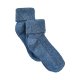 Minymo Baby Rib Sokker (2-pak), Blue Melange