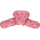 Smfolk Barnevognspude med bler, Sea Pink