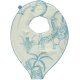 Smfolk Hagesmk med Sut-holder (3.stk) kologisk Bomuld, Jungle/Air Blue