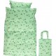Smfolk Babysengest 100x70cm med bler, Pistache Green