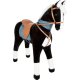 small foot Hest XL med Lyd, Sort