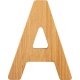small foot ABC Bogstav A, Bambus
