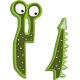 small foot ABC Bogstav Monster Clooney, Bambus