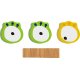 small foot ABC Bogstav Monster Eyes, Bambus
